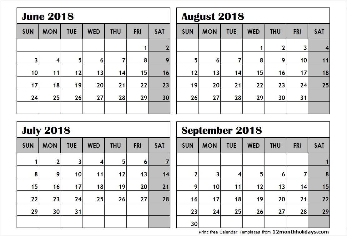 template trove calendar