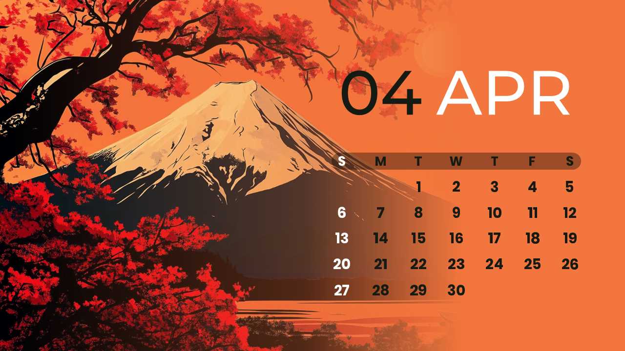 2026 calendar template ppt