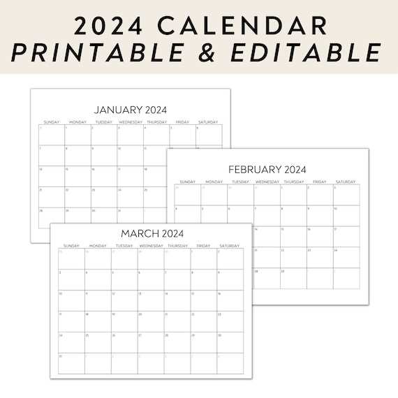 fill in calendar template