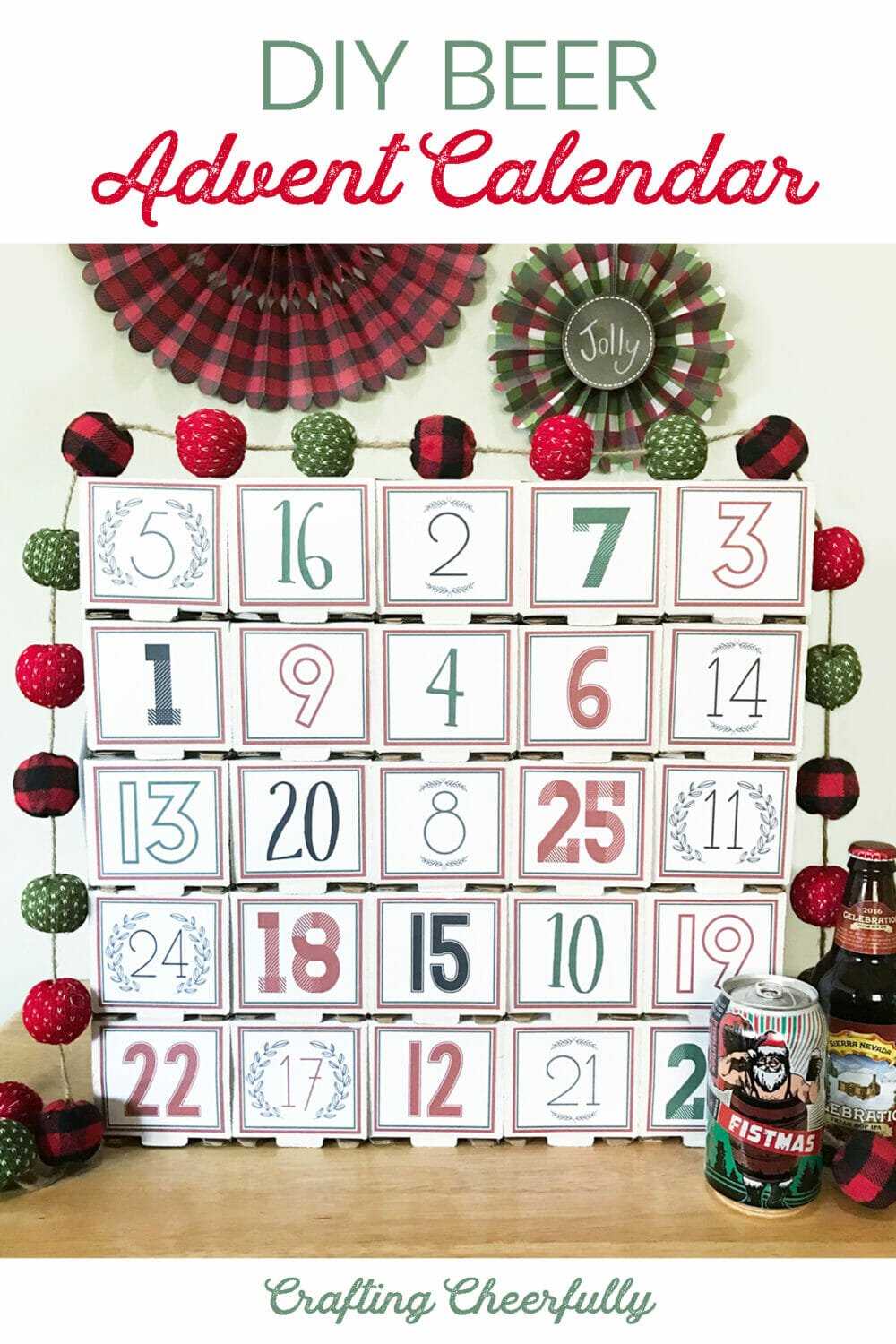 diy advent calendar template