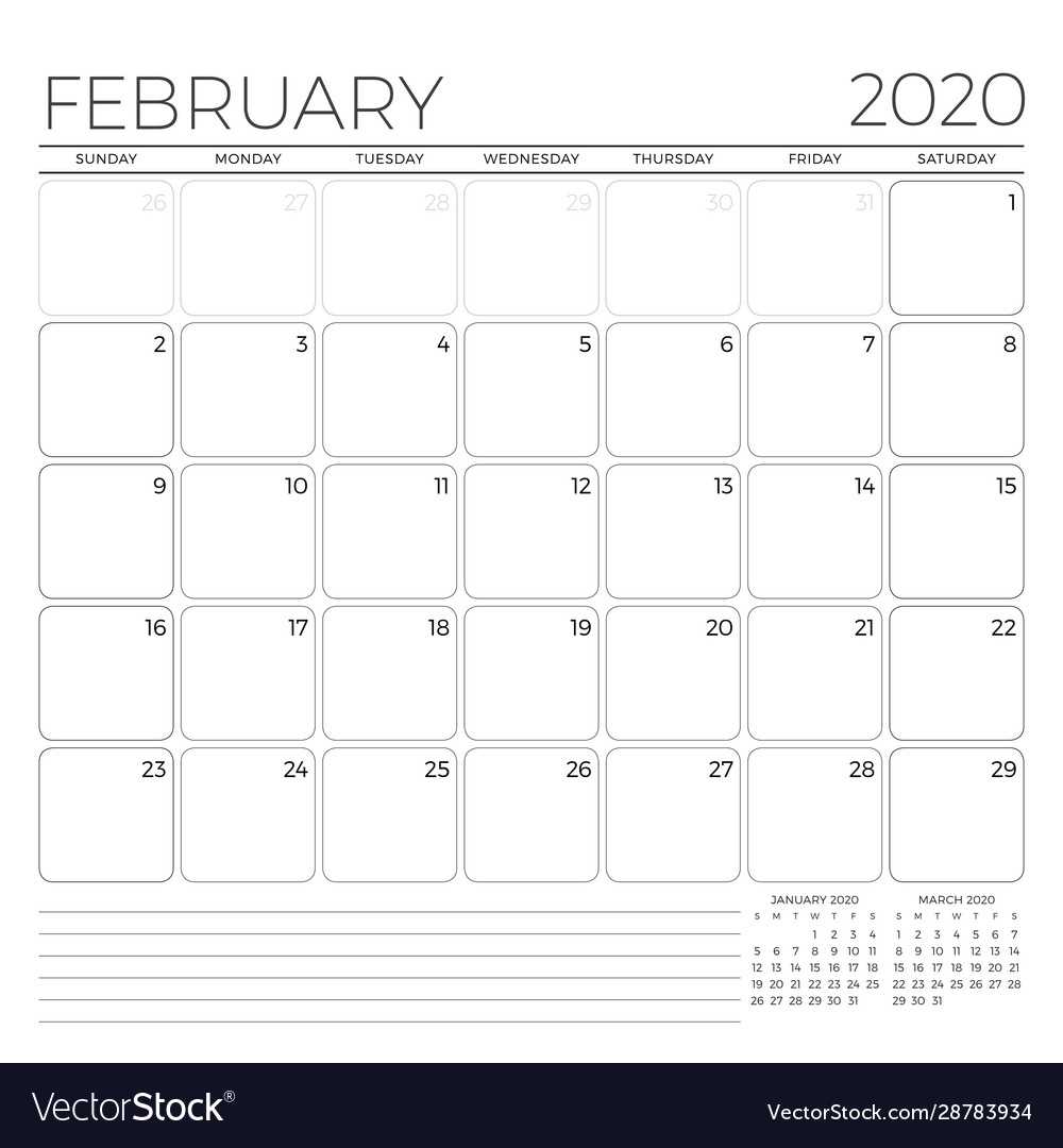 february calendar template