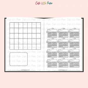 calendar template bullet journal