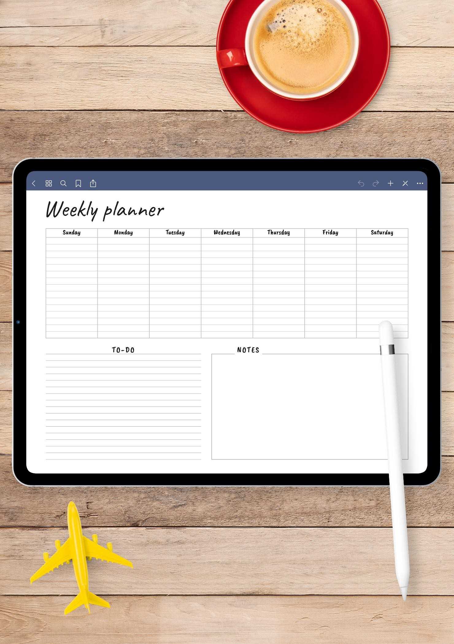 journal calendar template