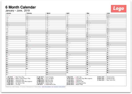 multi week calendar template