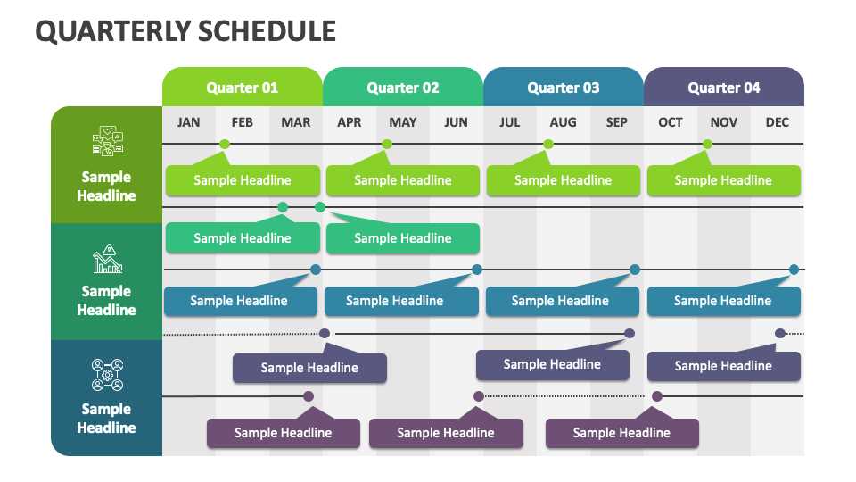 powerpoint quarterly calendar template