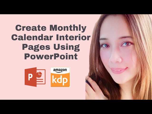 kdp calendar template