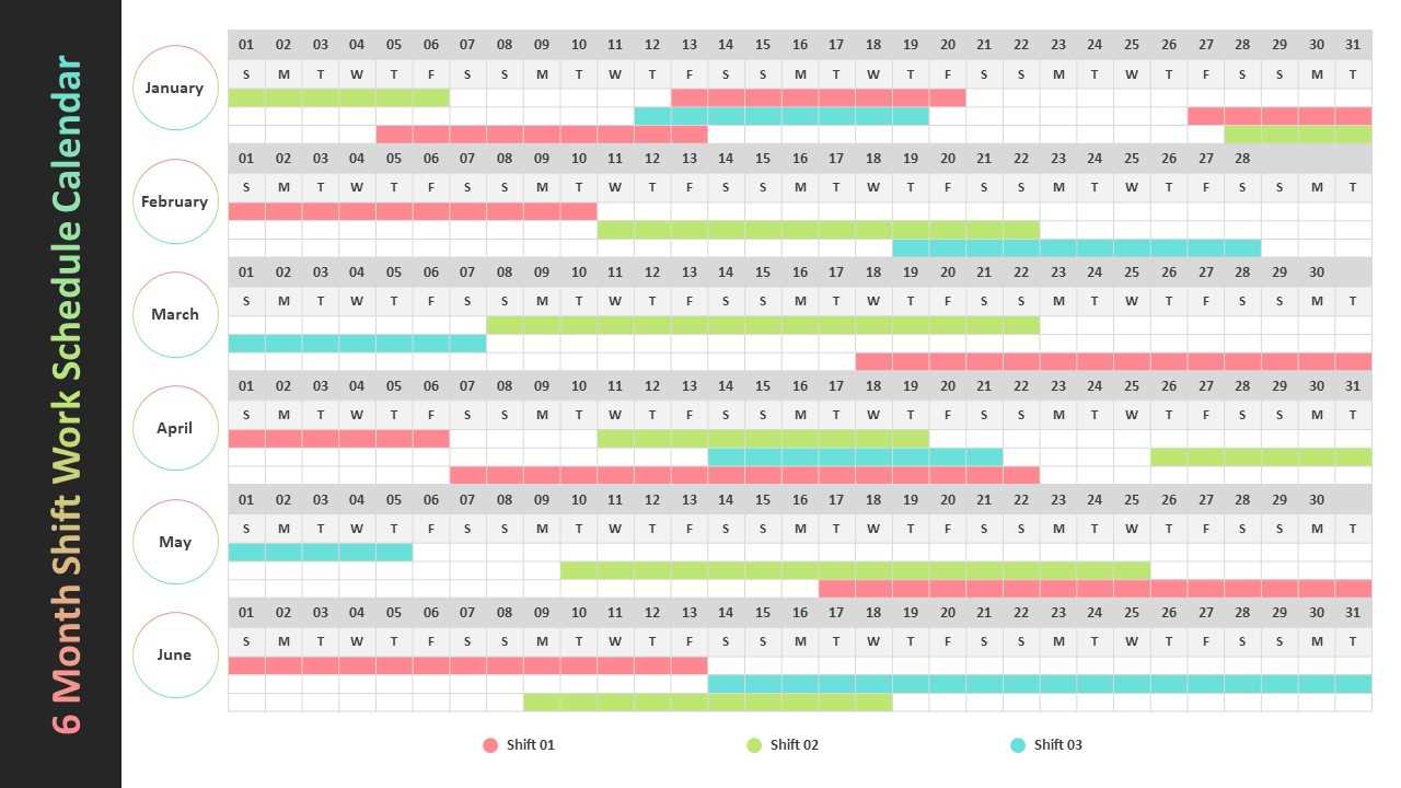 calendar shift work template