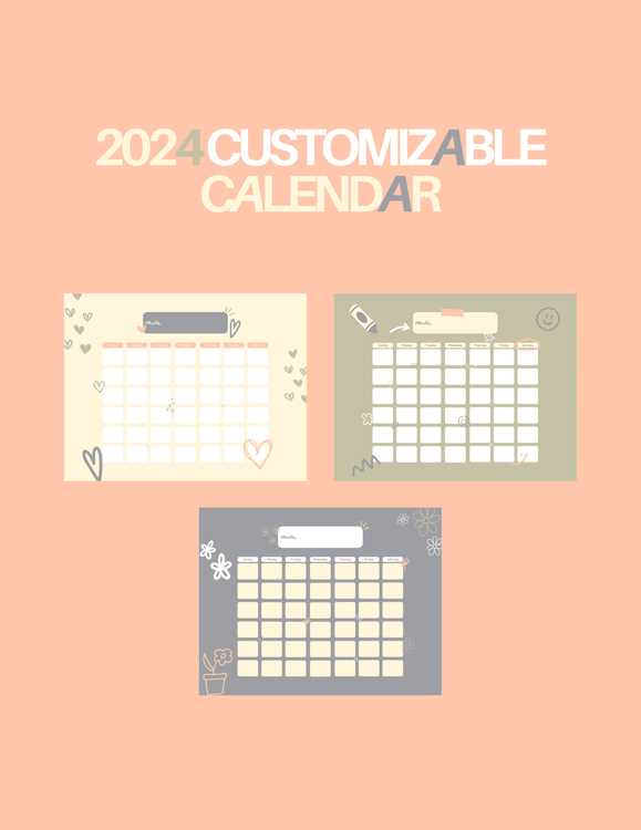 procreate calendar template