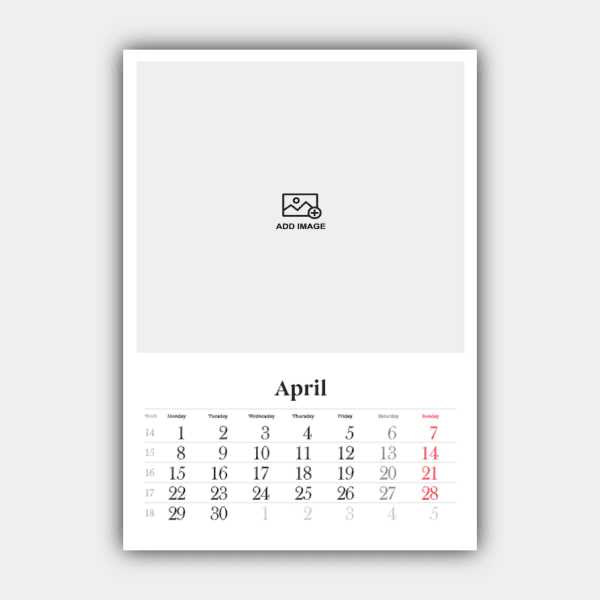 calendar template print