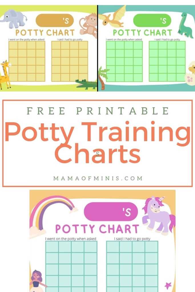 potty training calendar template